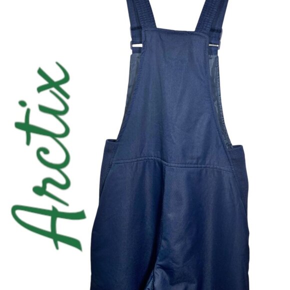 ARCTIX Youth Ski Snowboard Bib Overall Pants Navy Blue, Size Medium - Picture 4 of 9